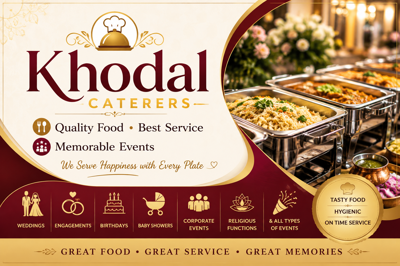 Khodal Caterers logo
